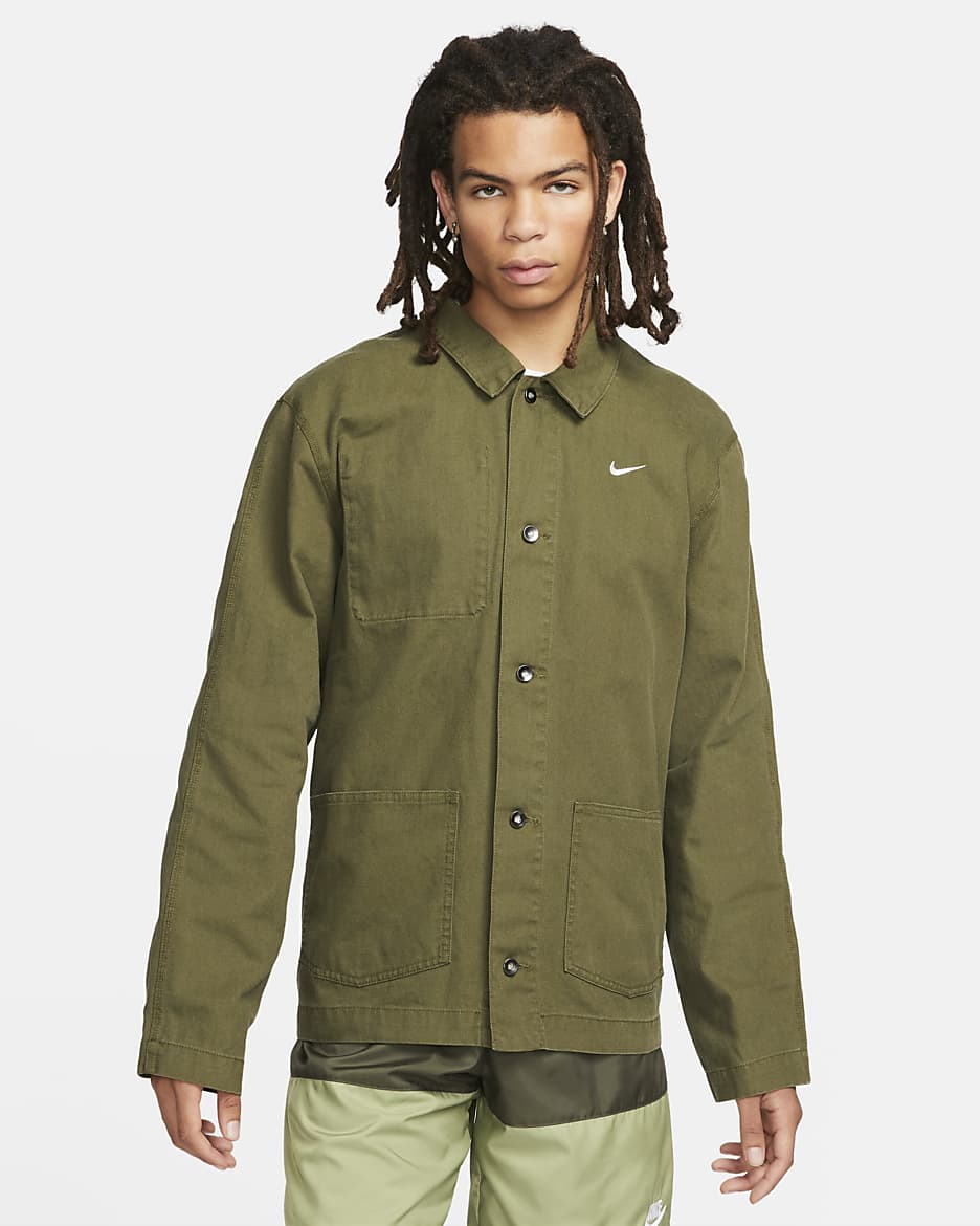 Nike green jacket mens online